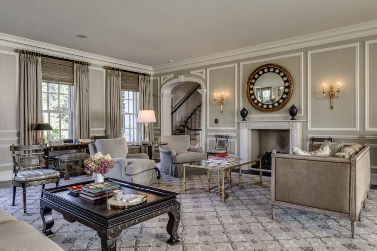 Tradition with a Wow - Living Room