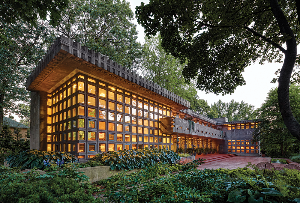 LEGENDARY DESIGN - Renowned architect Frank Lloyd Wright designed the Dorothy G. Turkel House, which is a private residence in Palmer Woods. - Photo by James Haefner Photography